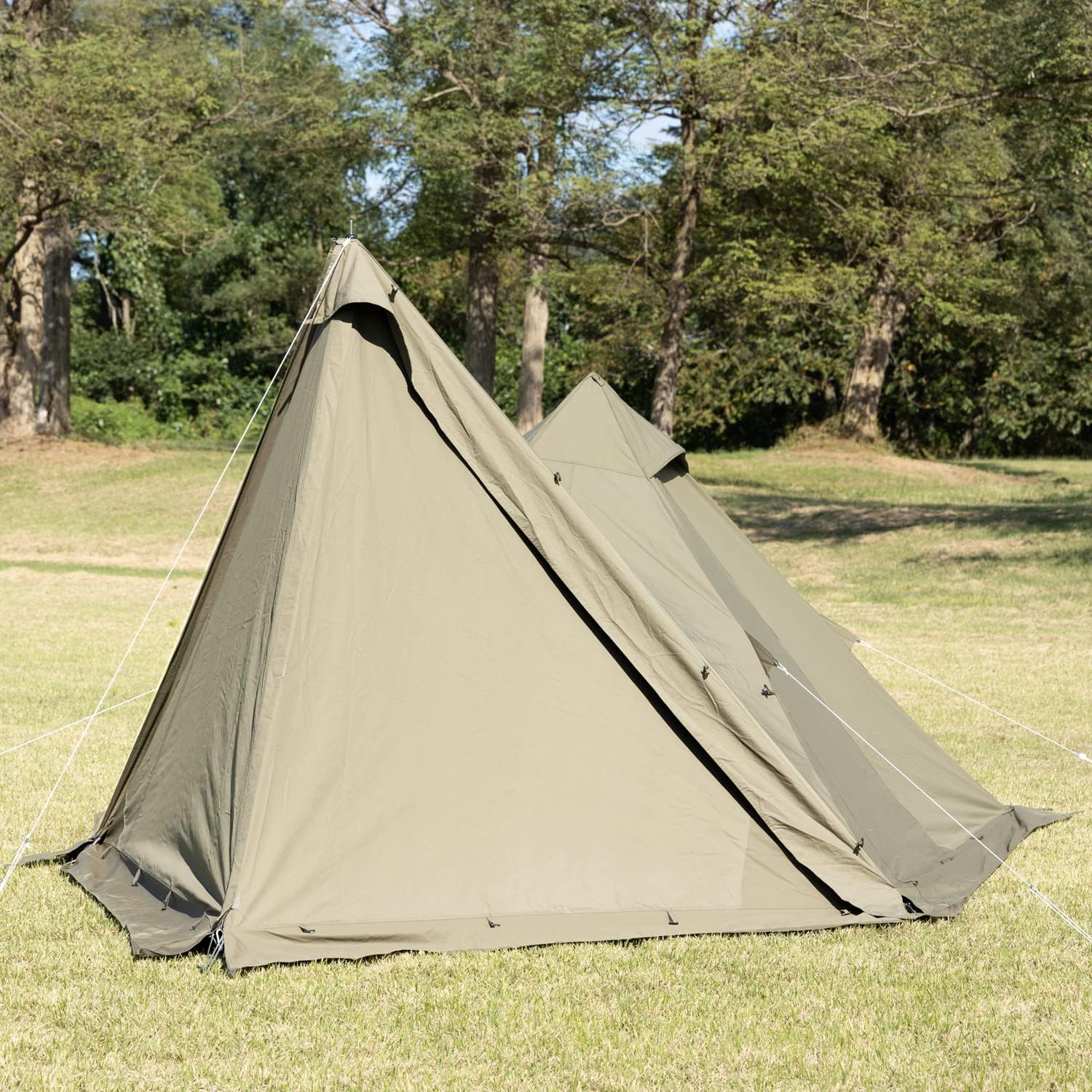 Amazon.co.jp: ソロ ティピー 【1人用】 カーキ色 ワンポール テント